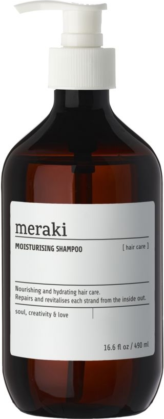 Shampoo Meraki Moisturising  -  fugtgivende hårpleje til tørt hår med provitamin B5 og rødbedeekstrakt