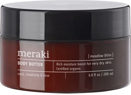 Meraki Meadow Bliss Økologisk Body Butter 200 ml  -  Intensiv fugtgivende dagcreme til tør hud