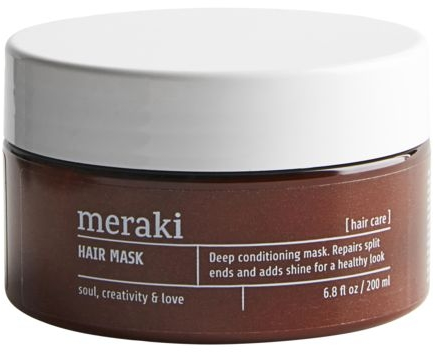 Hårmaske Meraki Hair  -  dybdevirkende hårkur med sheasmør & provitamin B5 til naturlig glans