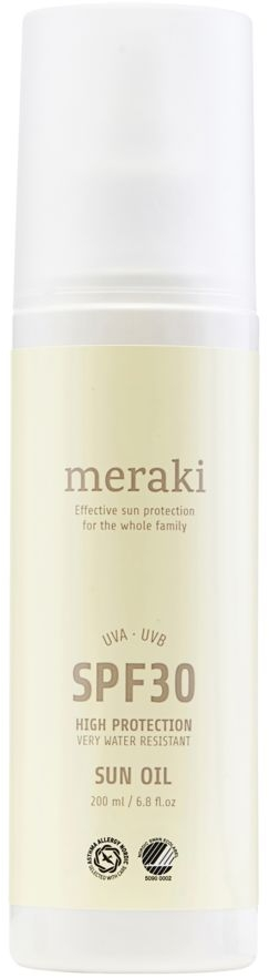 Sololie Meraki Sololie SPF 30 200 ml  -  vandresistent UVA/UVB, Asthma Allergy & Svanemærket