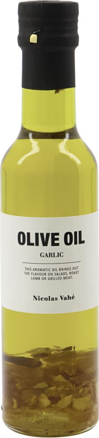 Ekstra jomfruolivenolie Nicolas Vahé Olive med hvidløg  -  delikat dressingolie