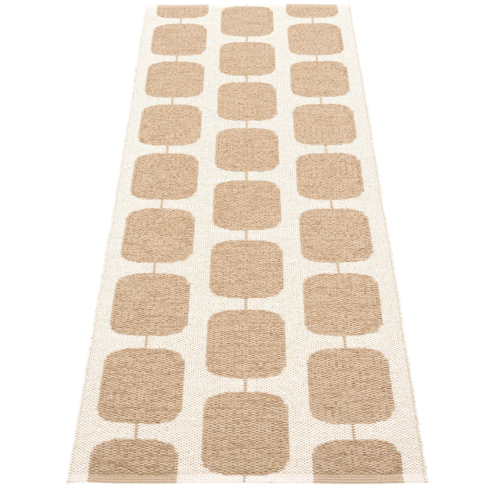 Pappelina Gulvtæppe Sten, 70 x 200 cm, light nougat/vanilla