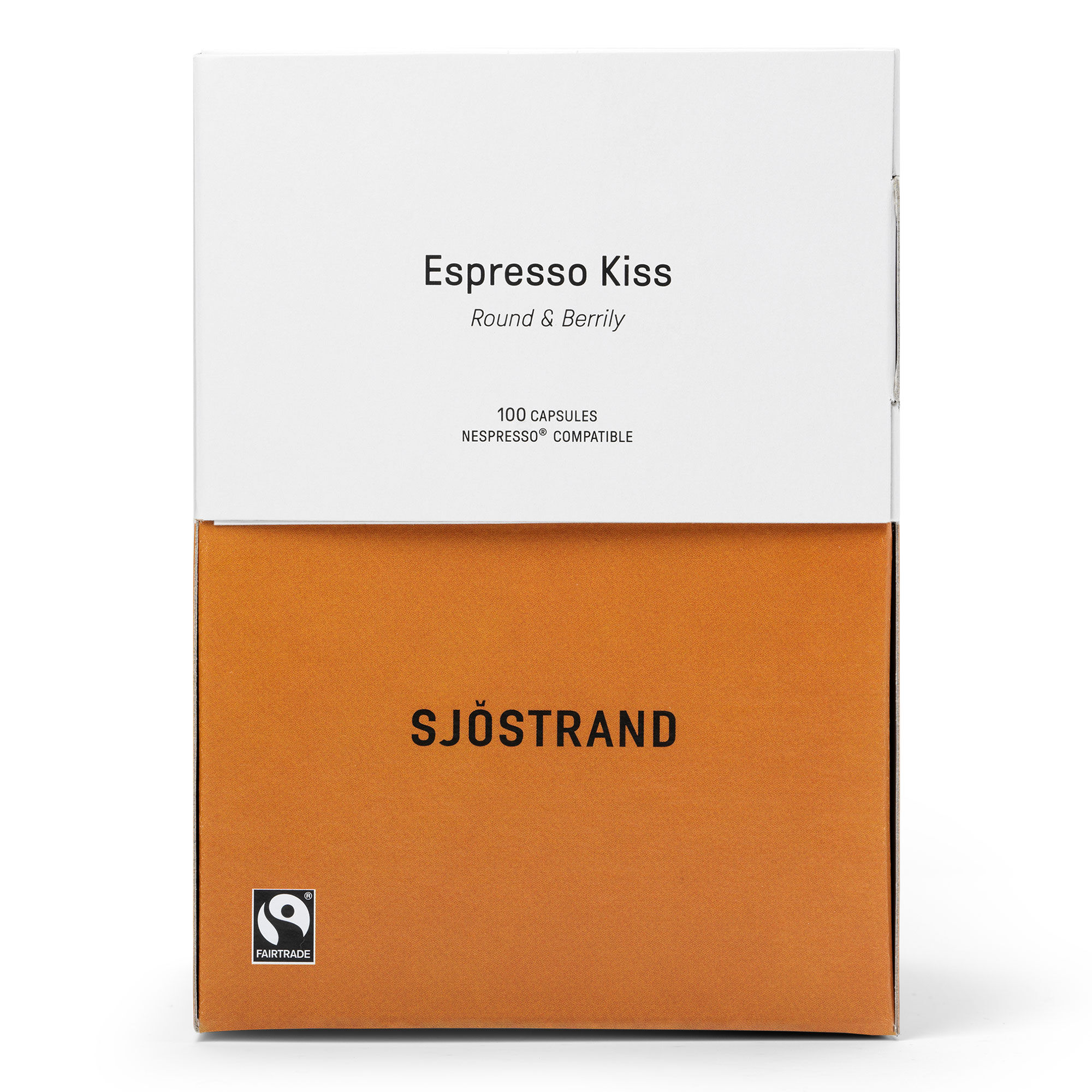 Sjöstrand coffee Espresso Kiss kaffekapsler 100 stk.