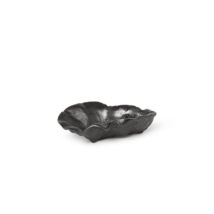 Ferm Living Oyster bowl - Black brass  : Erling Christensen Møbler