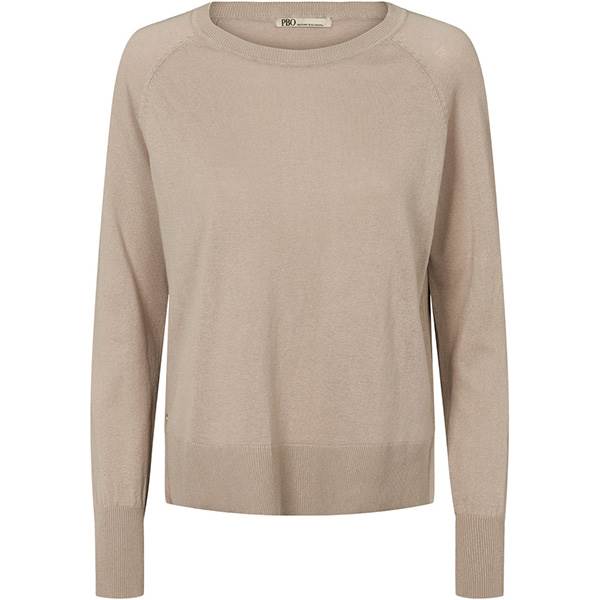 PBO Bekka knit sweater - Light taupe  : Erling Christensen Møbler