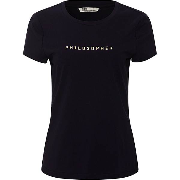 PBO Philosopher T-shirt - Black  : Erling Christensen Møbler