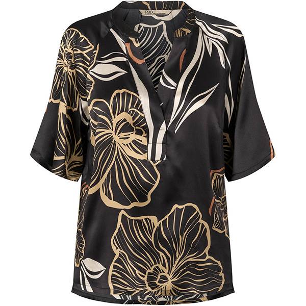 PBO Indana silk blouse - Black  : Erling Christensen Møbler