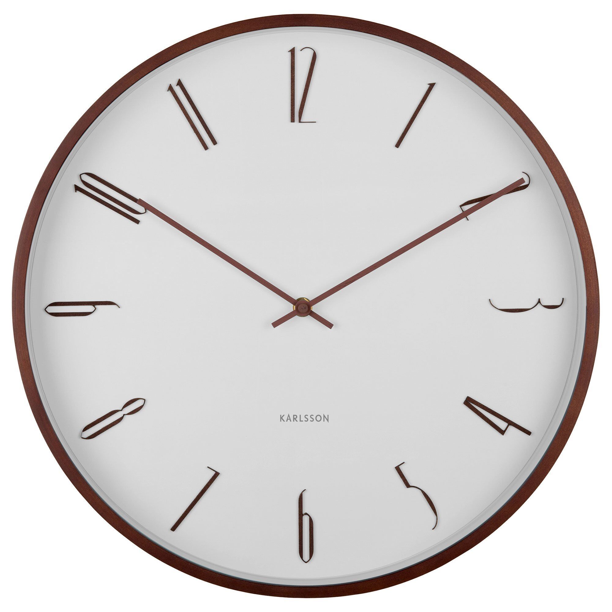 Karlsson Scandia vægur 40 cm, white