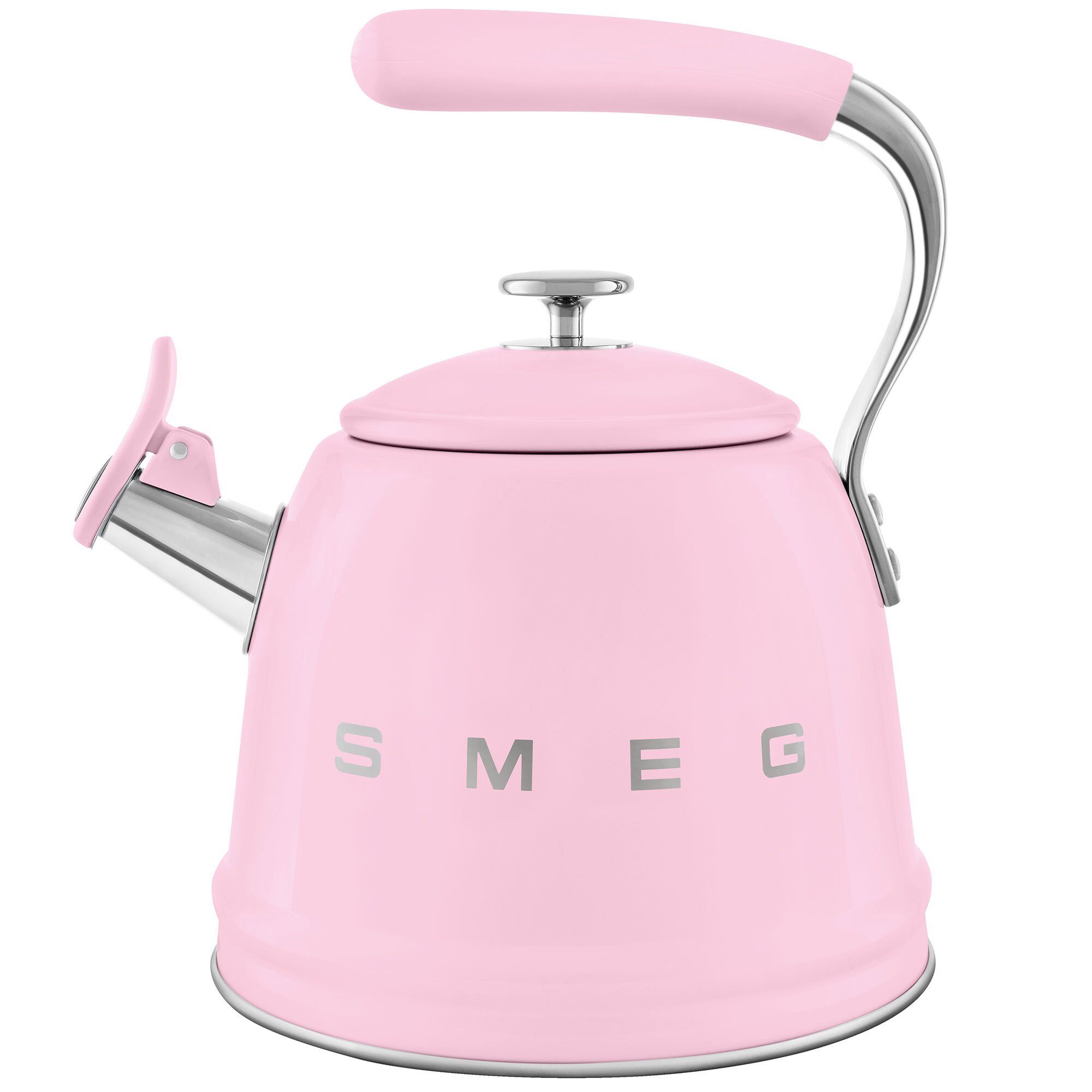 Smeg Vandkedel med fløjte 2,3 liter, rosa