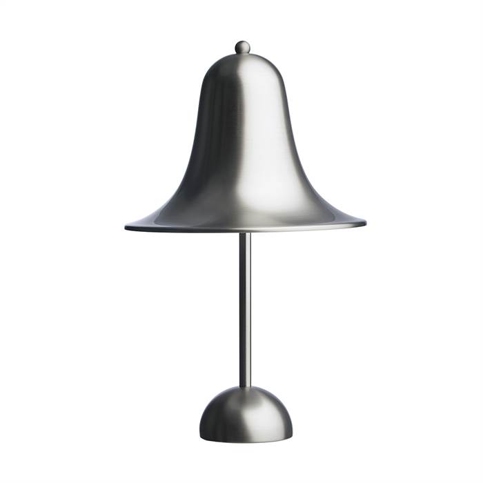 Verpan Verner Panton Pantop Bordlampe - Ø: 23 cm - Matt Metallic : Erling Christensen Møbler  : Erling Christensen Møbler
