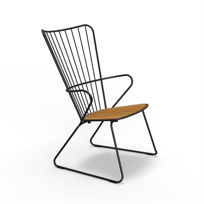 HOUE - PAON loungestol - Black  : Erling Christensen Møbler