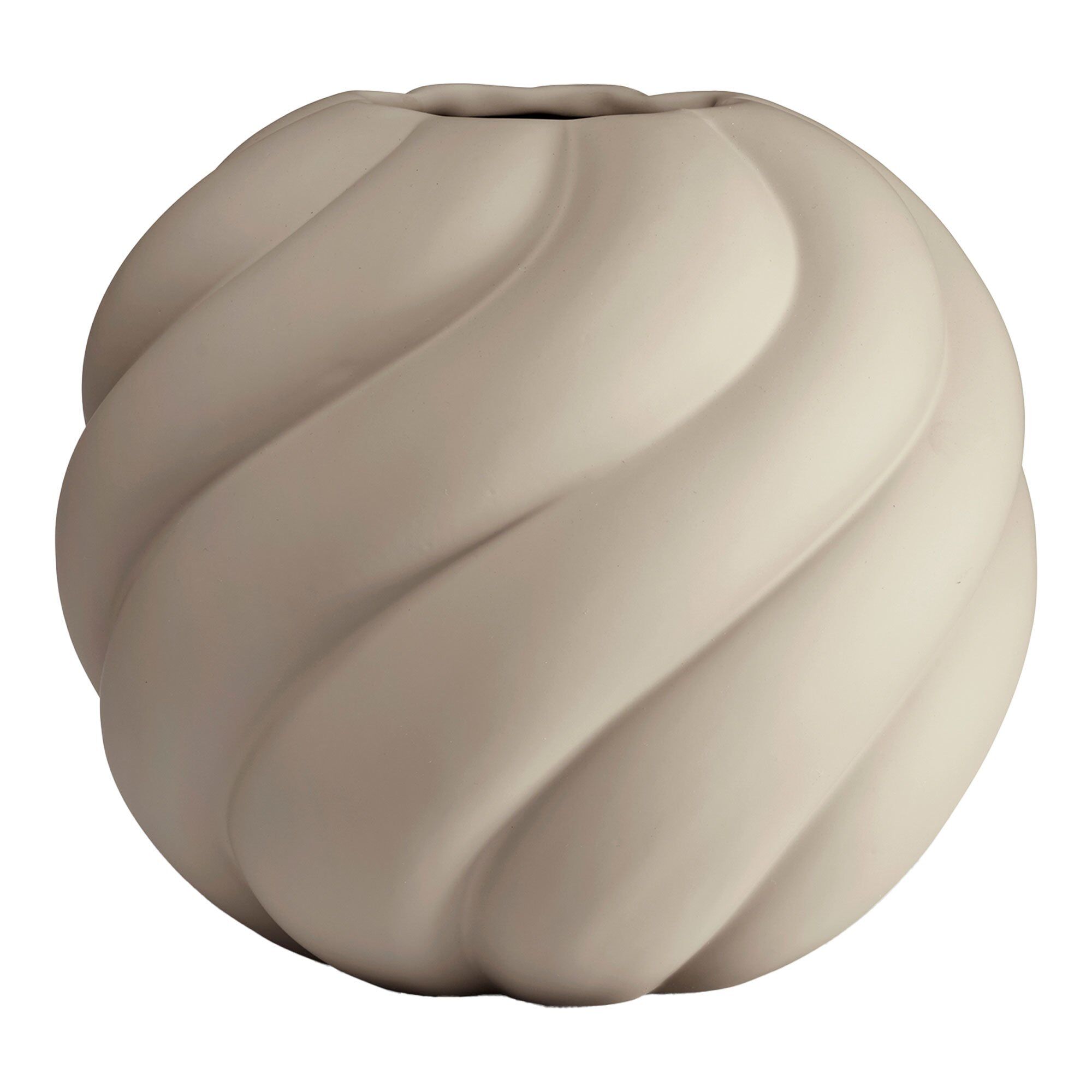 Cooee design Twist Ball vase 12 cm, sand