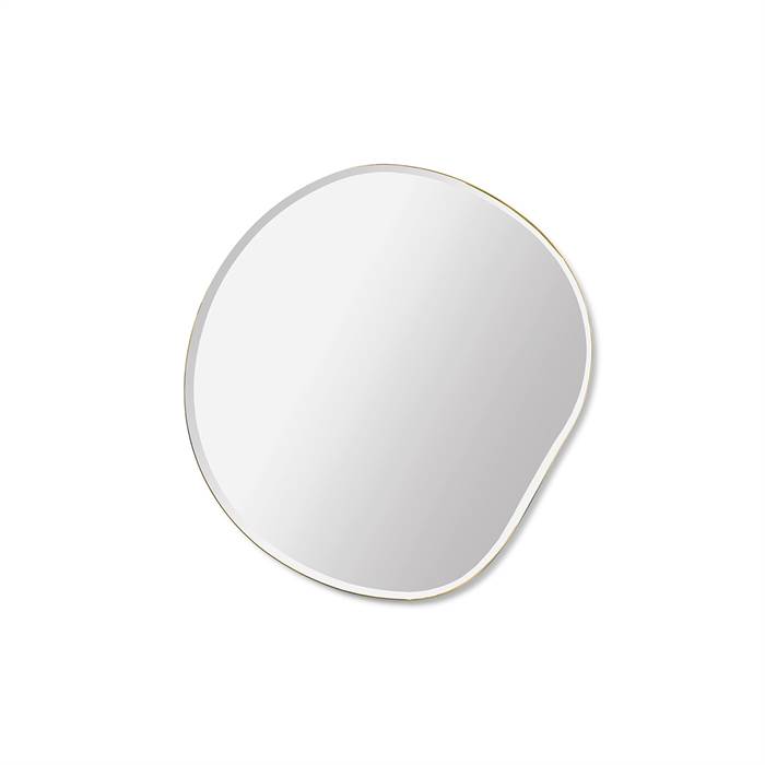 Ferm Living Pond Mirror - Small - Brass  : Erling Christensen Møbler
