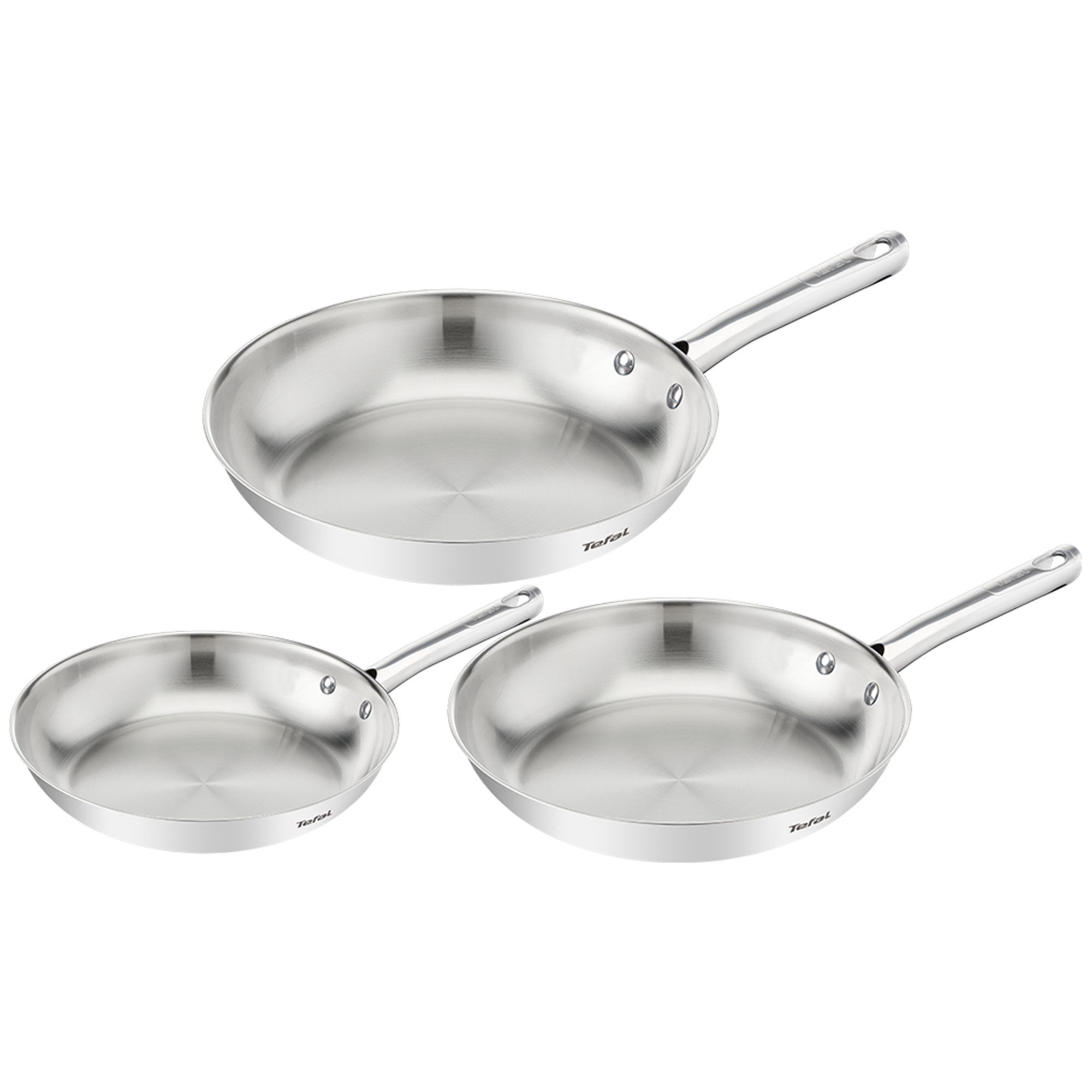 Tefal Duetto ON stegepandesæt 20 + 24 + 28 cm