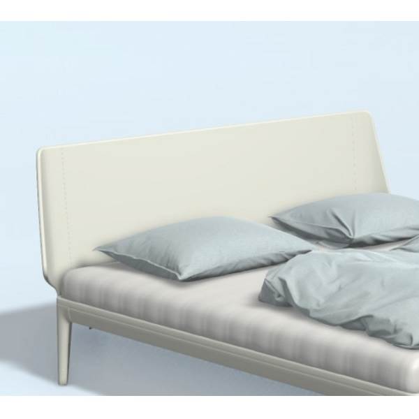 Auping Essential gavl - Pure White - 160 cm.  : Erling Christensen Møbler