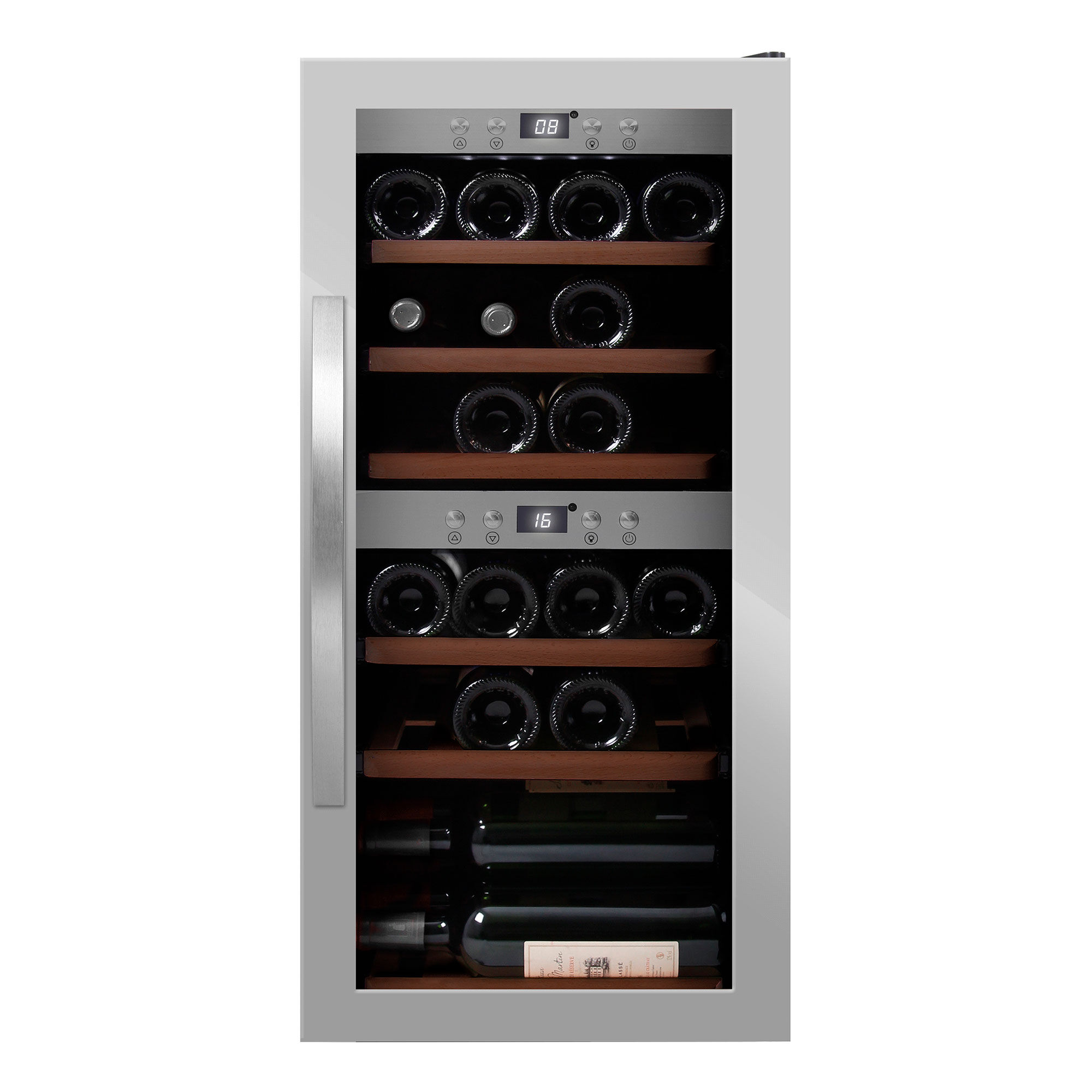 Mquvée WineExpert 24 vinkøleskab, rustfrit stål