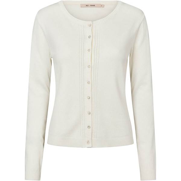 RUE de FEMME Heloise strikket cardigan - White  : Erling Christensen Møbler