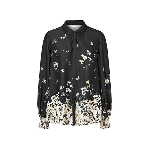 RUE de FEMME Serenelle shirt - Black  : Erling Christensen Møbler