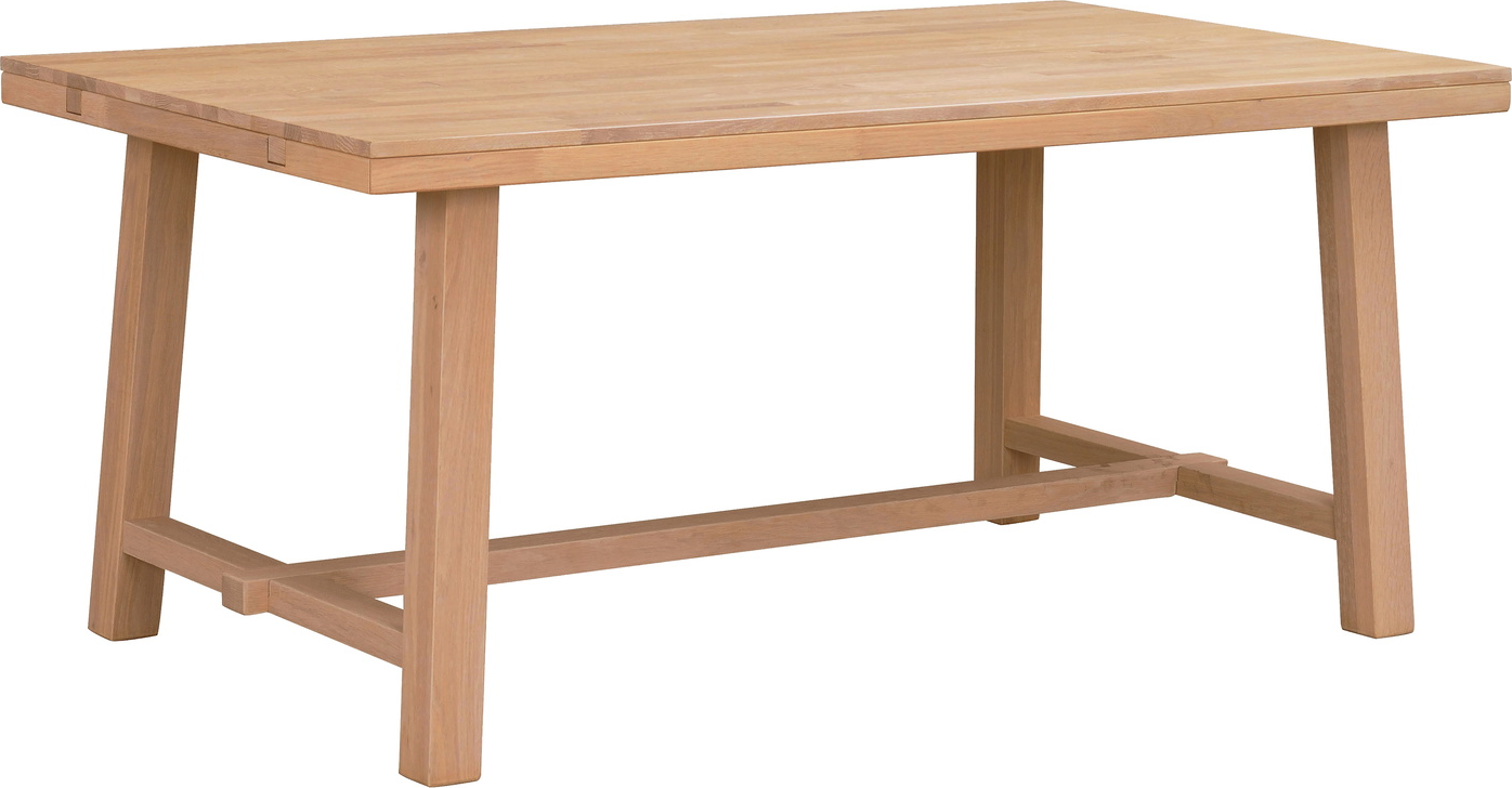 Spisebord Rowico Brooklyn 170x95 cm massiv eg lakeret børstet FSCÂ®
