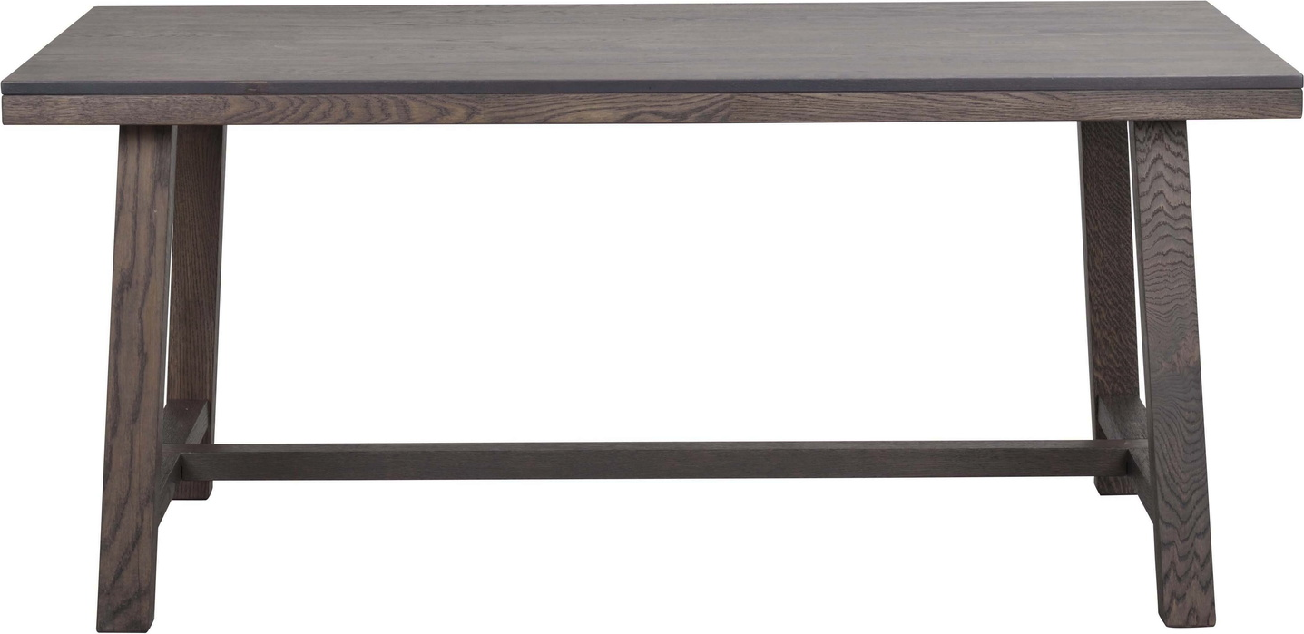 Spisebord Rowico Brooklyn  -  lakeret massivt egetræ mørkebrun 170Ã95 cm FSCÂ® 100% certificeret