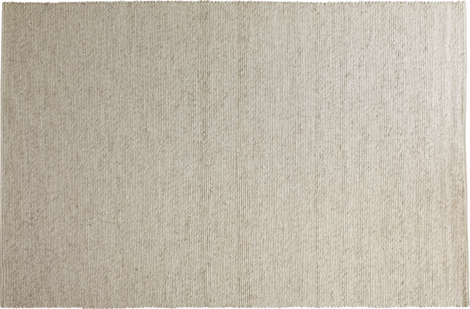 Gulvtæppe Rowico Auckland 100% uld 300x400 cm beige håndvævet løkkeformet luv