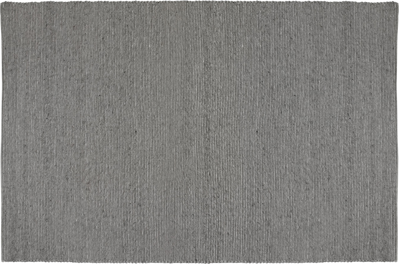 Gulvtæppe Rowico Auckland håndvævet 100% uld 200x290 cm grå