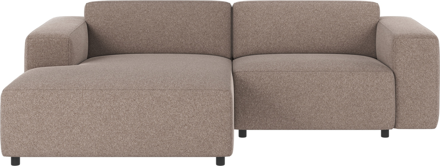 Chaiselongsofa Rowico Willard venstrevendt i Brenda beige polyesterstof