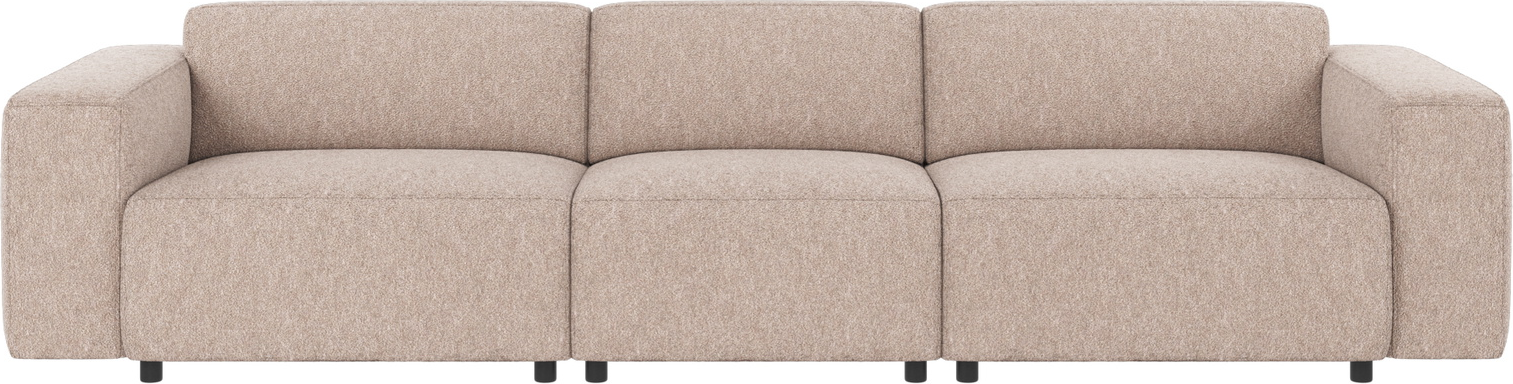 4-personers modulsofa Rowico Willard lysebeige Alice 01 polyesterstof