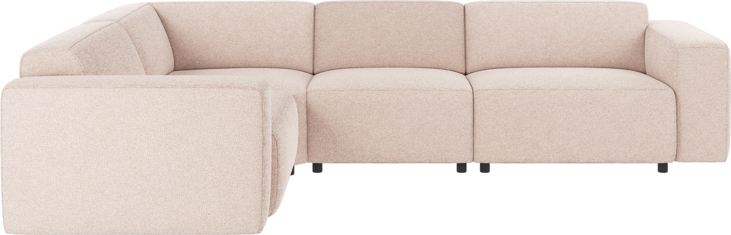 Rowico hjørnesofa Willard i lysebeige Max 01-stof - modulsofa med High Resilience koldskum og Nozag-fjedre