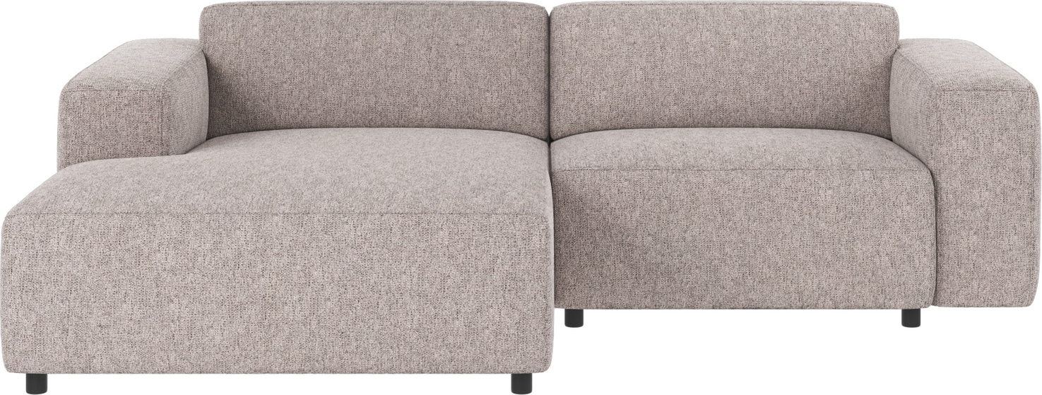 Chaiselongsofa Rowico Willard modulsofa venstrevendt gråt Max 180 stof