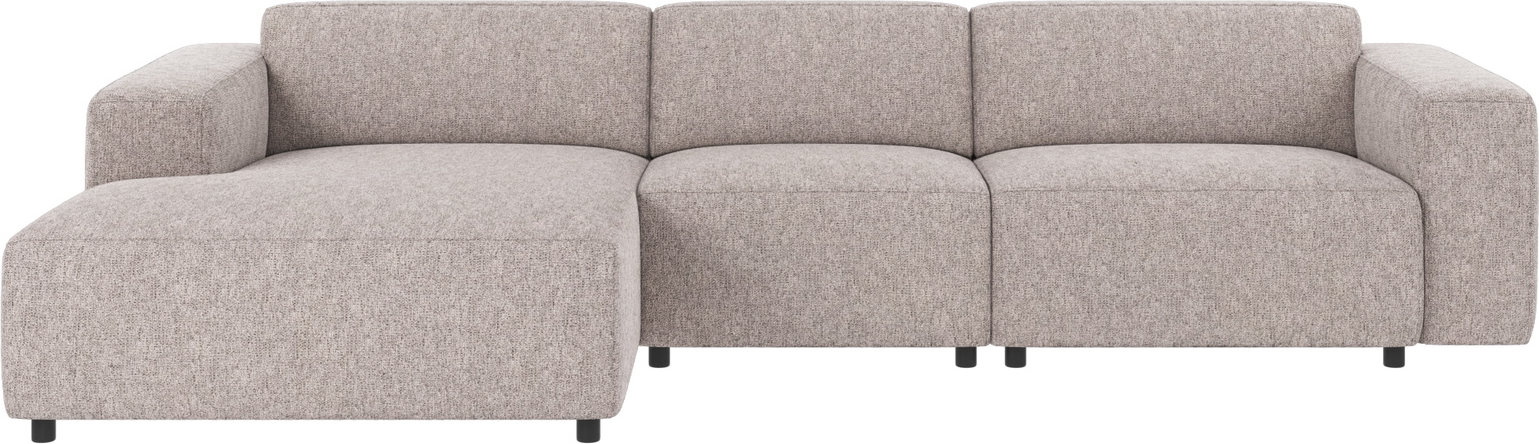 Rowico Willard venstrevendt chaiselongsofa gråt Max 180 tekstil FSCÂ®-mix 312x161x70 cm