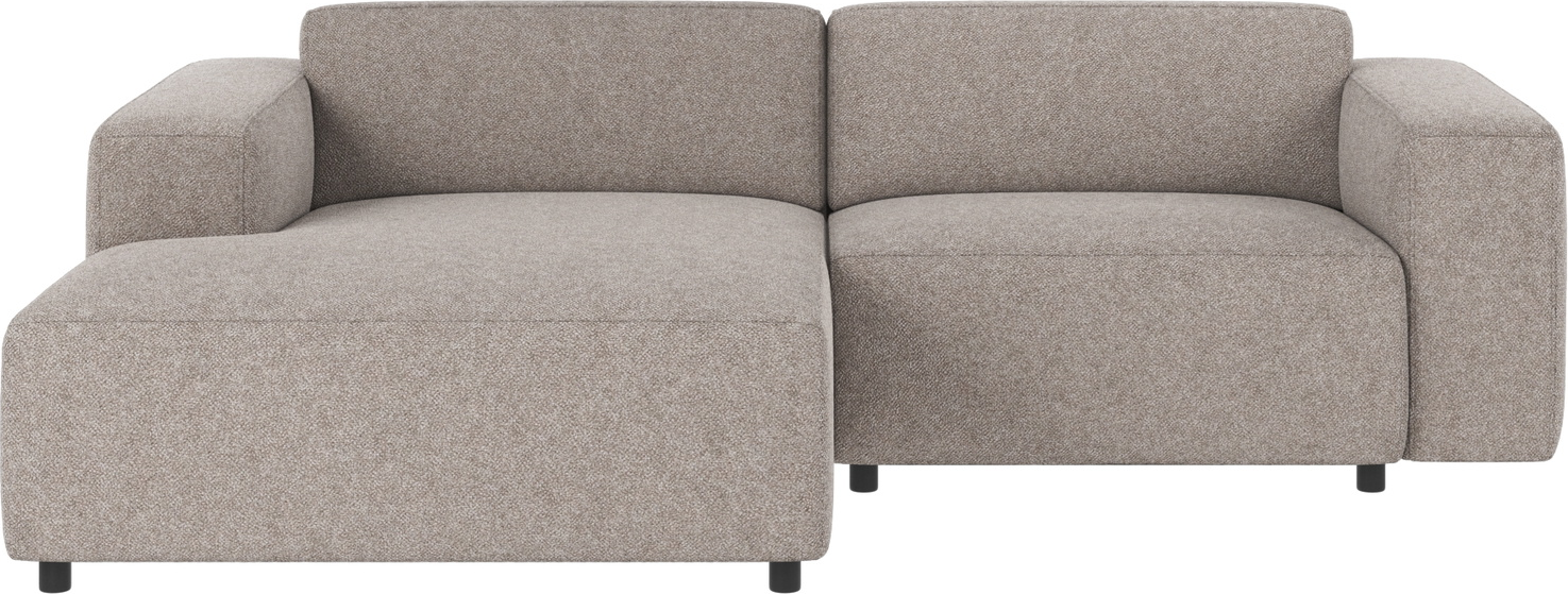 Chaiselongsofa Rowico Willard venstrevendt grå Bobby 7  -  234x161x70 cm