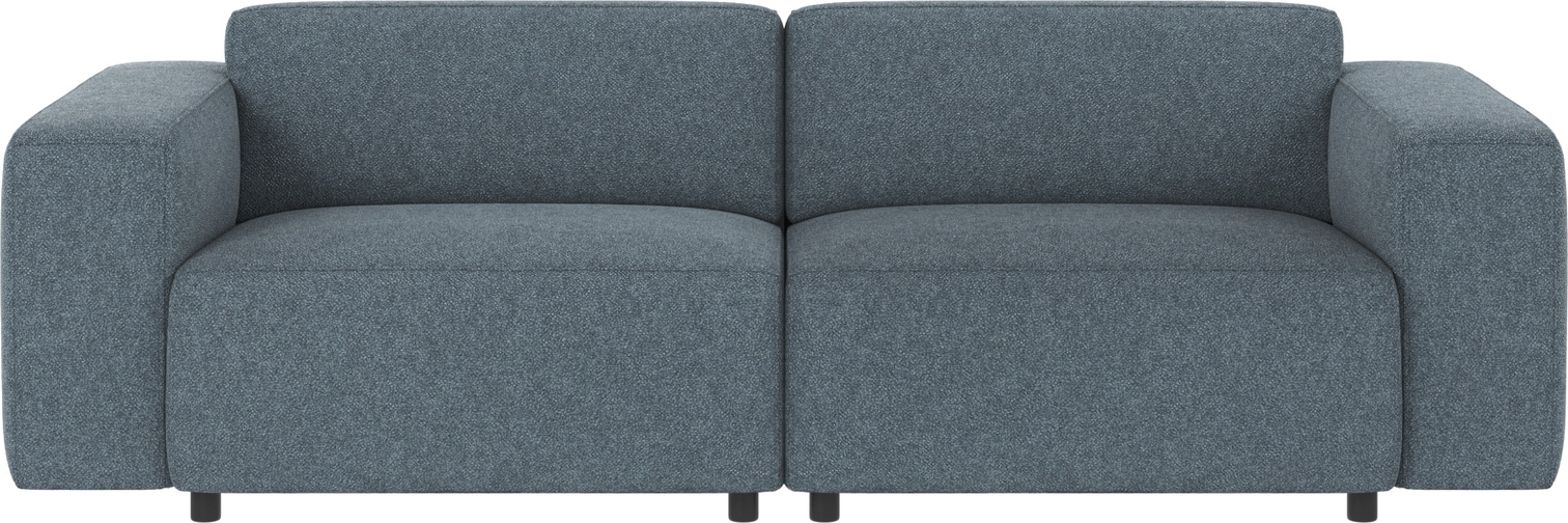 3-personers sofa Rowico Willard mellemblå Bobby polyester FSCÂ®-mix modulopbygget skandinavisk design