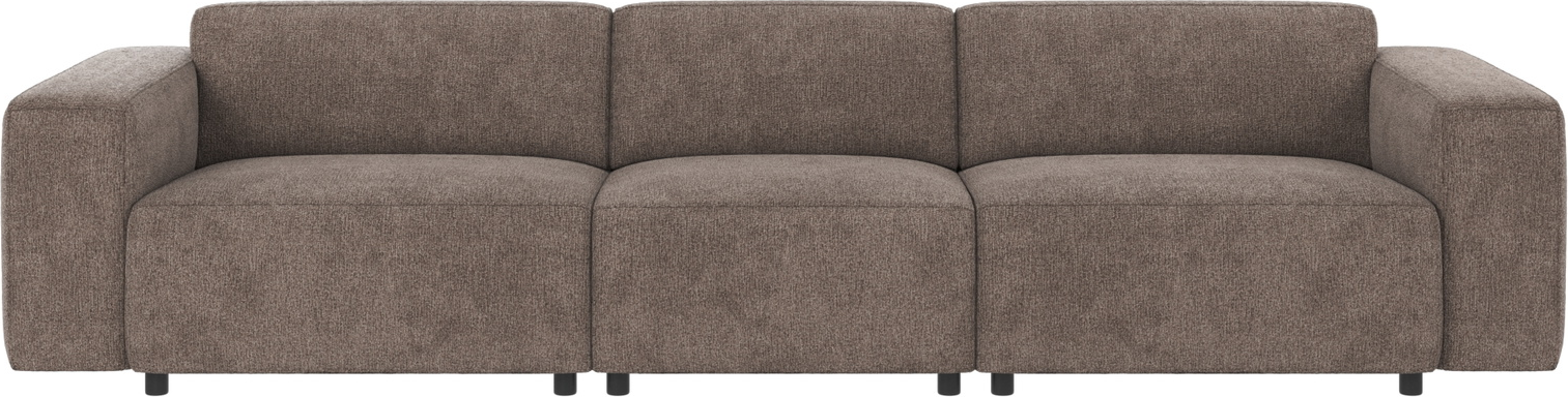 4-personers sofa Rowico Willard modulopbygget Greg stof mørk beige FSC-mix