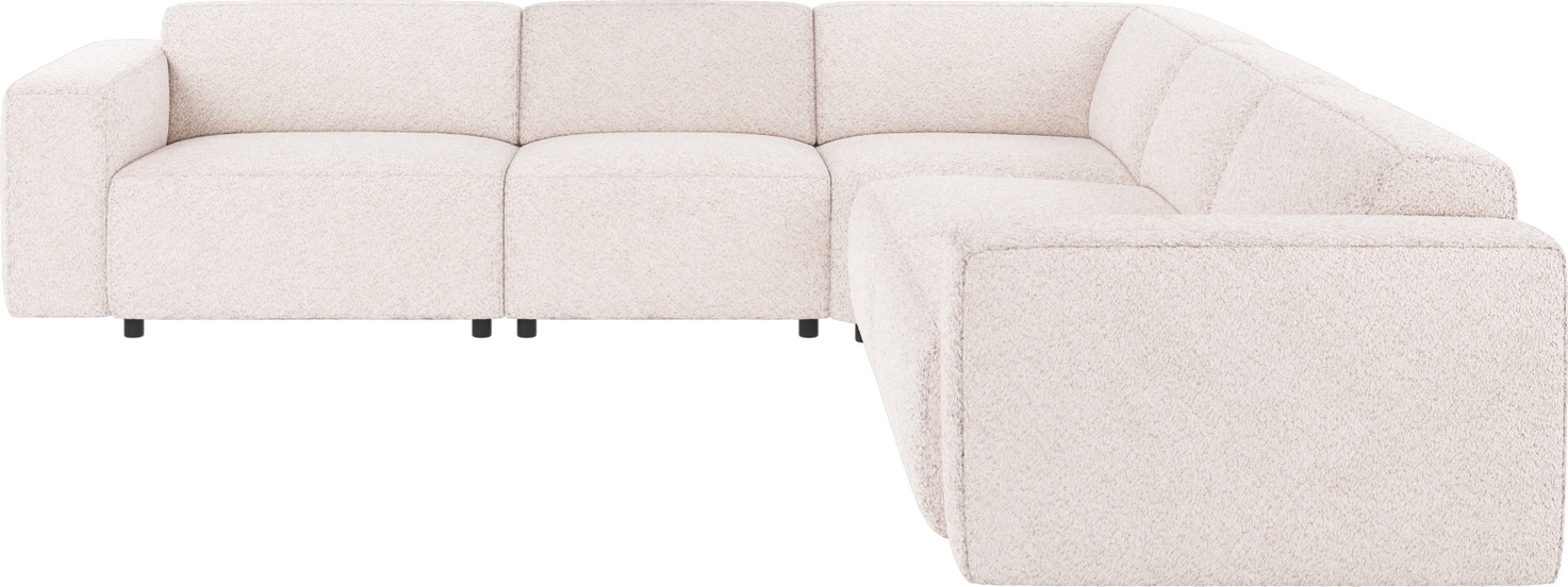 Hjørnesofa Rowico Willard modulsofa 297x297 cm hvid Anna 1-stof FSCÂ®-certificeret træ