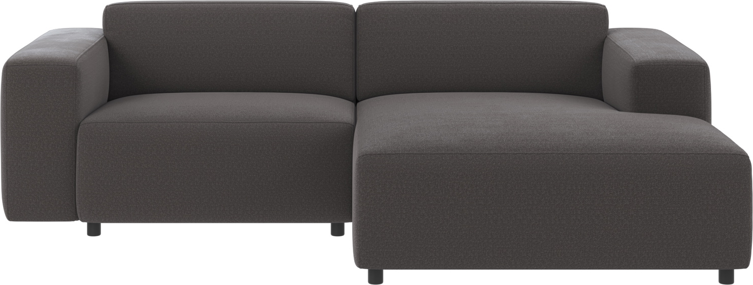 3-personers sofa Rowico Willard, Rita 68 mørkegrå polyester, 234Ã161Ã70 cm