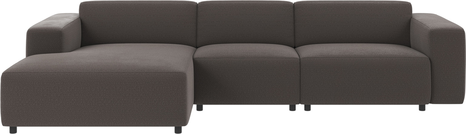 Chaiselong sofa Rowico Willard Rita-stof mørkegrå L-design 312Ã161Ã70 cm modulopbygget FSC-certificeret