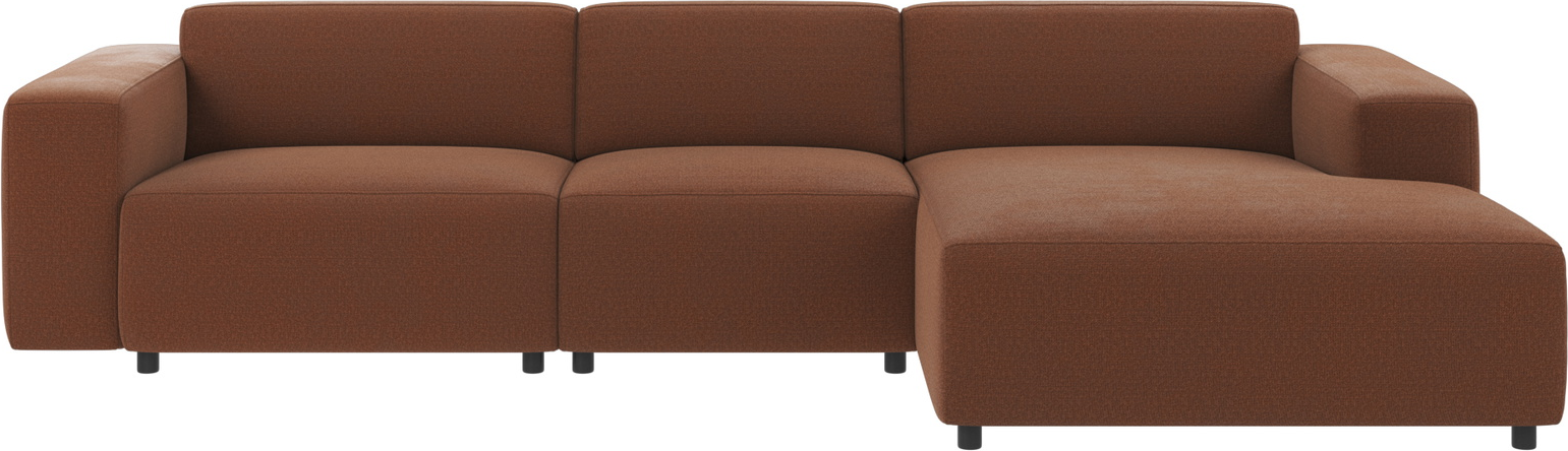 4-personers modulsofa Rowico Willard Rita 96 rød  -  skandinavisk design, Cold Foam & FSC-mix ramme