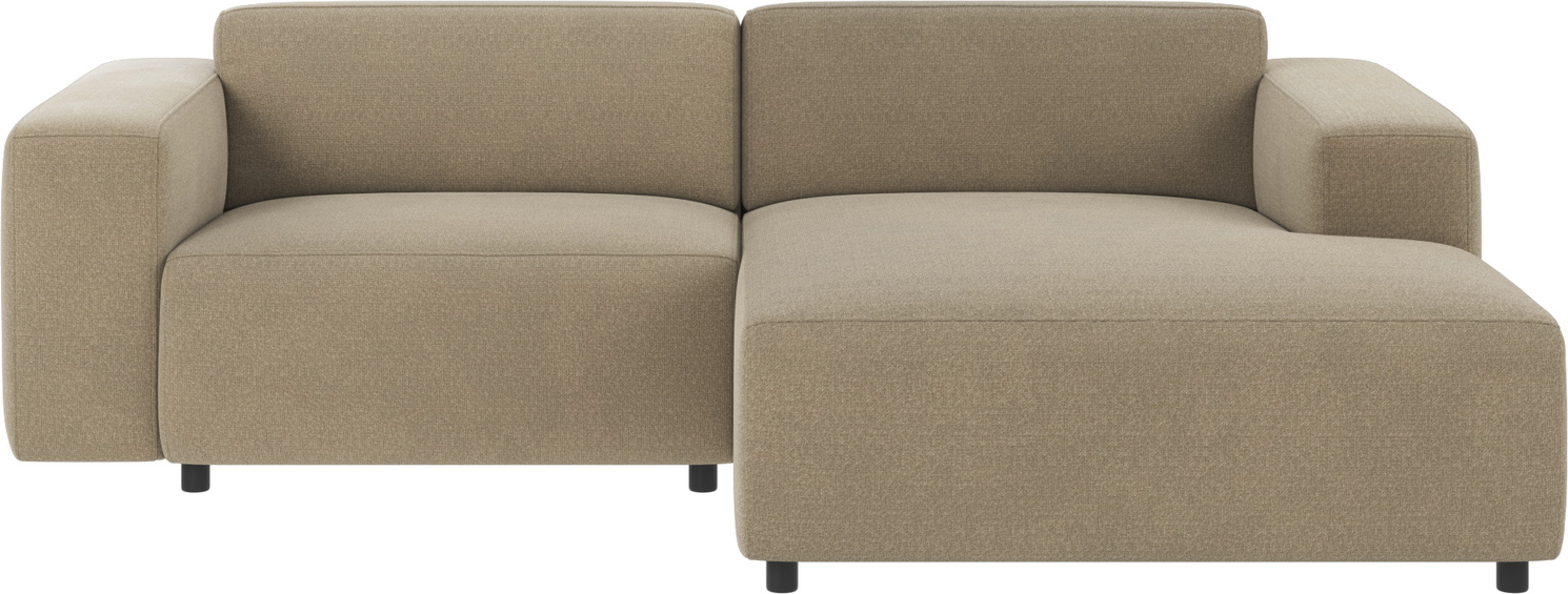 3-personers sofa Rowico Willard i mørk beige Rita 109 polyester nordisk design