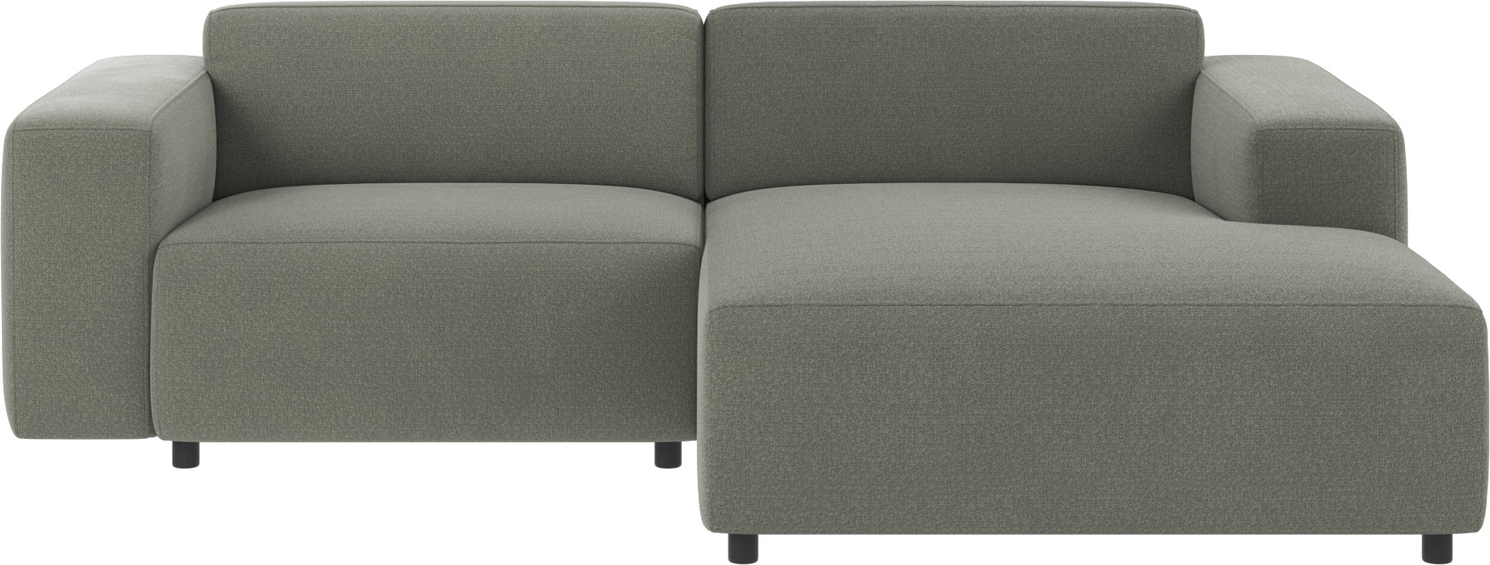 3-personers sofa Rowico Willard grøn, modulopbygget stofsofa Rita koldskum