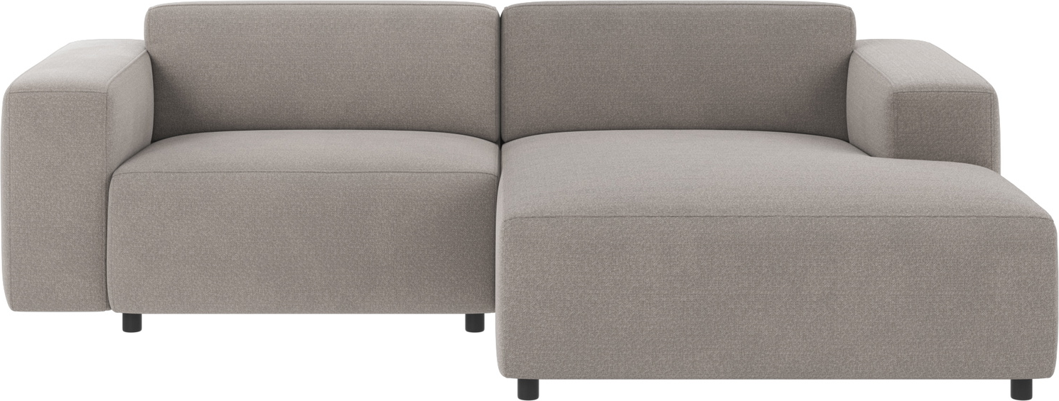 3-personers sofa Rowico Willard Rita lysegrå stof 234 cm bred skandinavisk design med High Resilience-koldskum
