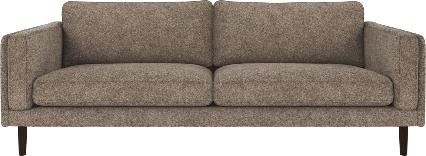 3-personers sofa Rowico Braden i Anna 6-stof mørk beige B216xD87xH78 cm