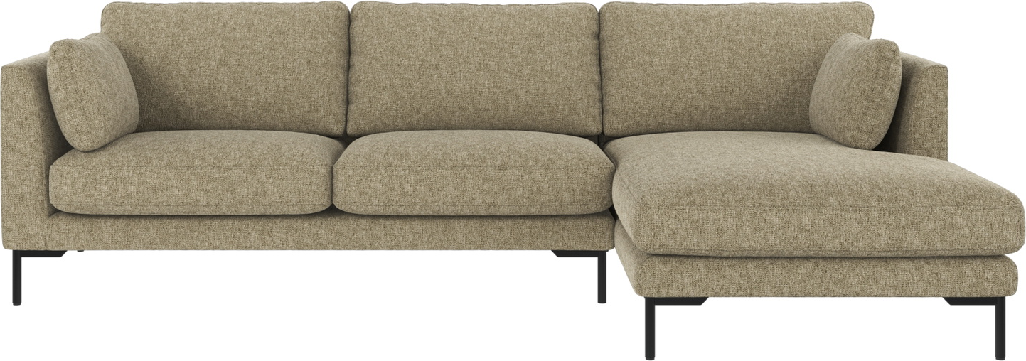 Chaiselongsofa højrevendt Rowico Corwin Max 55 grøn 270x160x83 cm