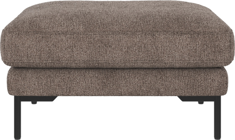 Puf til sofa Rowico Corwin Greg 7 polyesterstof mørk beige H45ÃB84ÃD64 cm