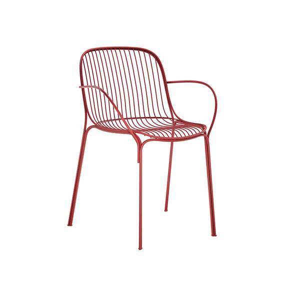 Kartell Hiray havestol med armlæn - Bordeaux  : Erling Christensen Møbler