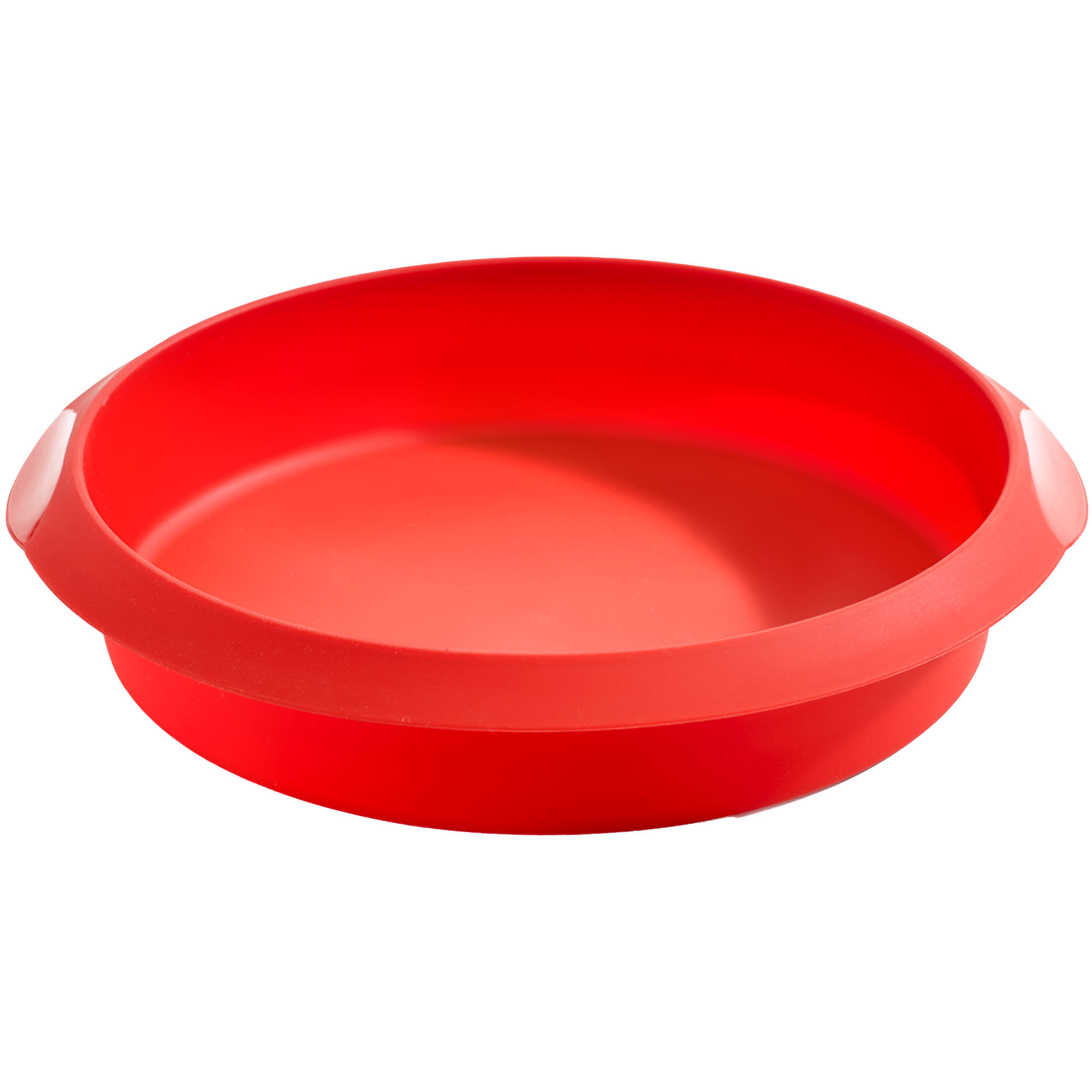 Lékué Rund bageform i silikone Ø24 cm, rød