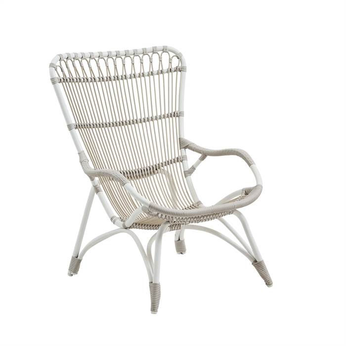 Sika Design Monet Exterior Lænestol - Dove White - inkl. hynde : Erling Christensen Møbler