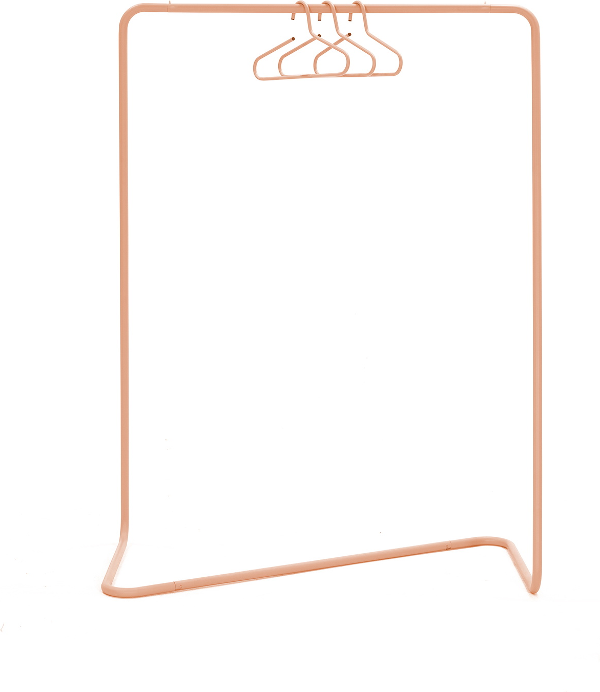 Tøjstativ/garderobestativ Spinder Design Hang-on stål lerjord H160ÃB118ÃD57 cm