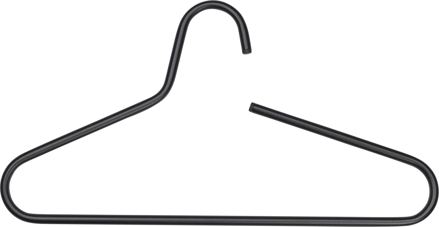 Garderobebøjler Spinder Design Victorie 5-pak stål mat sort B42 cm