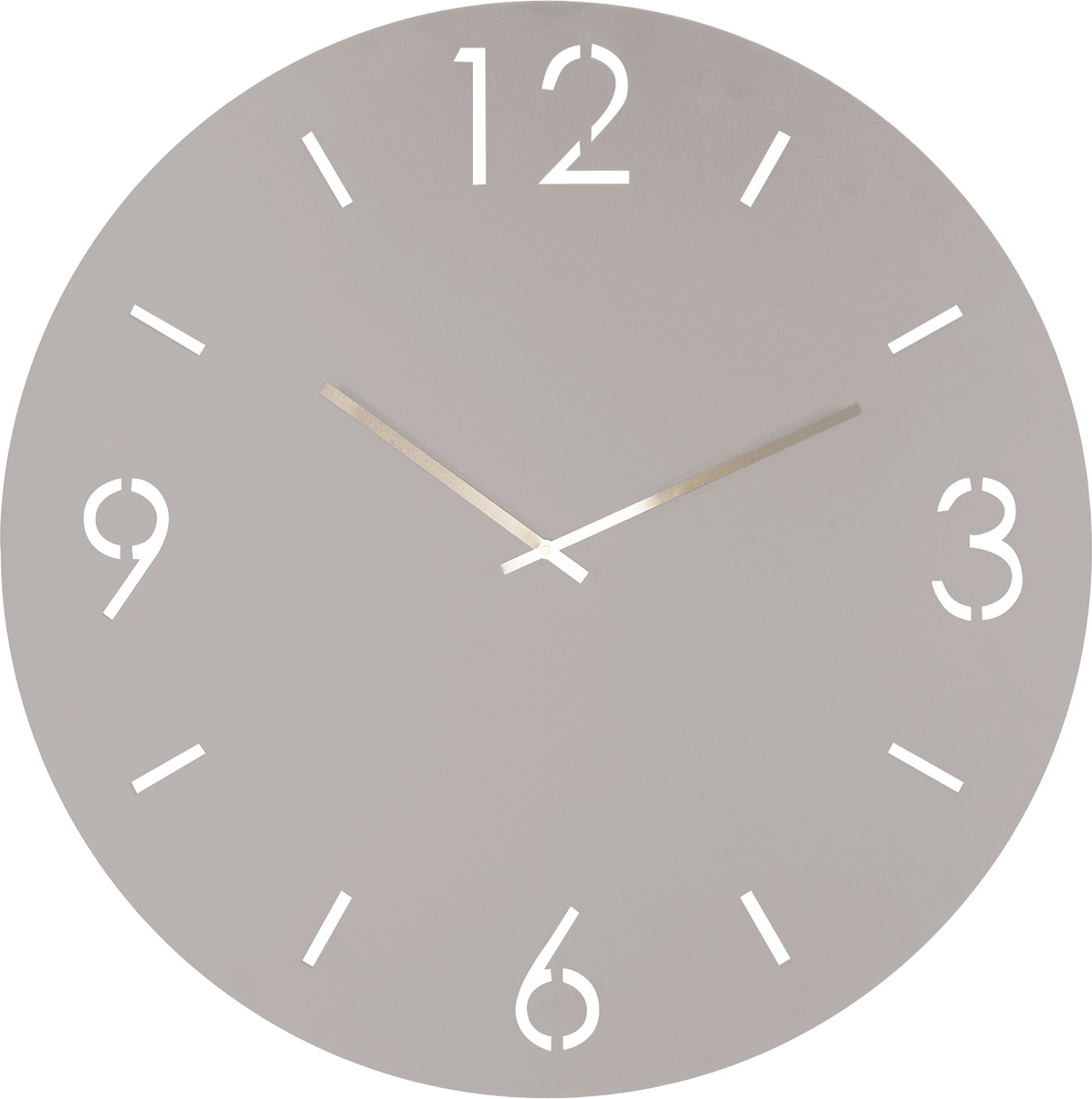 Vægur Spinder Design Time Ø60 cm Taupe Stålramme